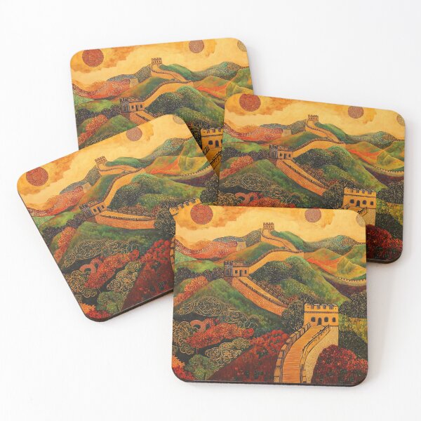 Item preview, Klimt Inspired Great Wall Of China designed and sold by JoyOnYourWall.
