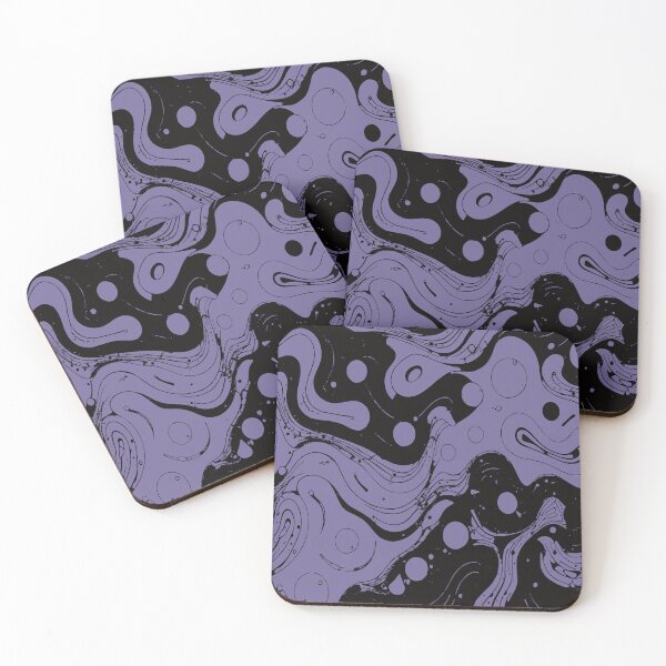 Item preview, Violet Jell-o, Vector abstract pattern, Violet and Black designed and sold by I-Desire.