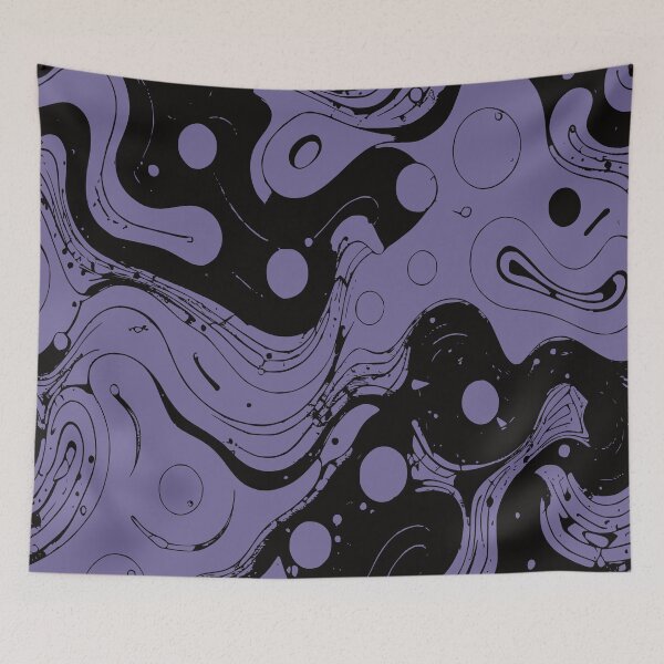 Item preview, Violet Jell-o, Vector abstract pattern, Violet and Black designed and sold by I-Desire.