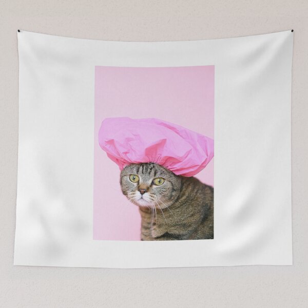 Item preview, Cat with a shower cab designed and sold by KAY Artists.