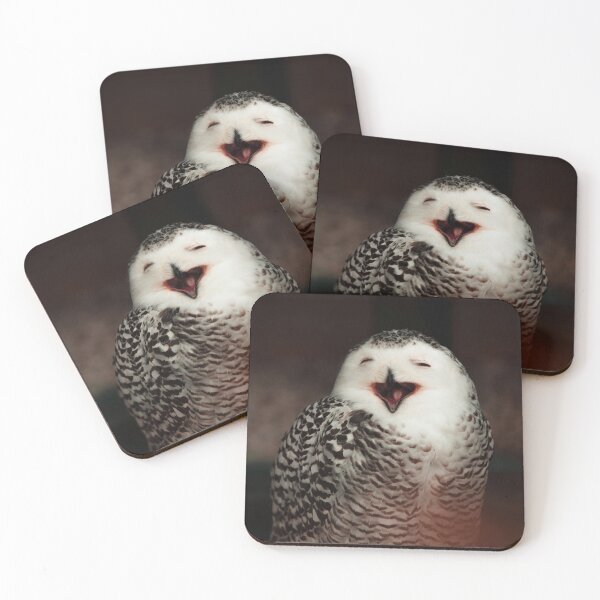 Item preview, Ahoot: smiling owl designed and sold by KAY Artists.