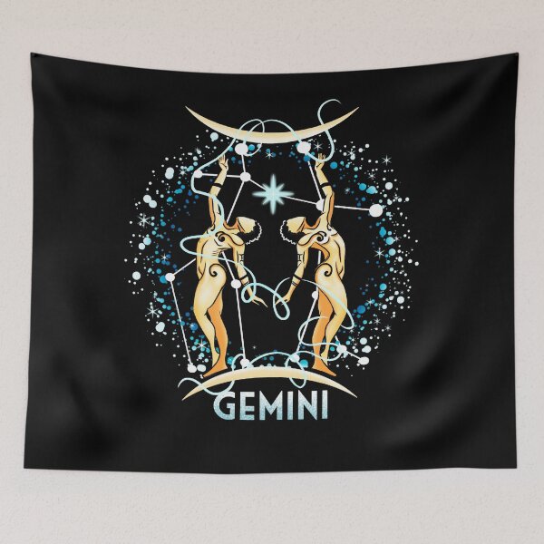 Item preview, The Curious - Gemini ♊ zodiac Sign constellation  designed and sold by Roysdisturbia.