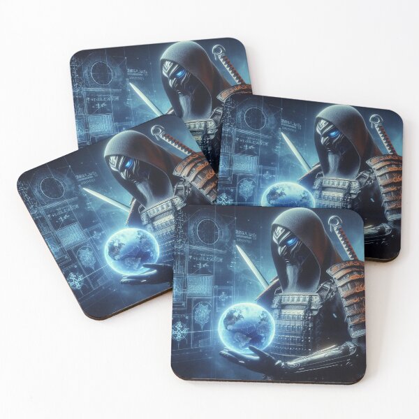 Item preview, Cyber Ninja: Guardian of the Digital World designed and sold by ZenOfAIarts.
