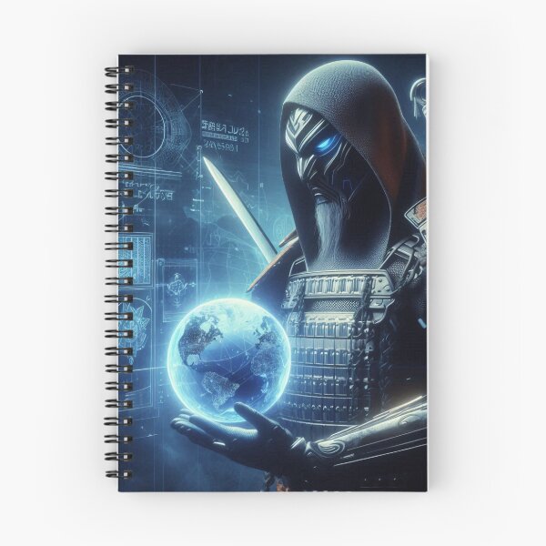 Item preview, Cyber Ninja: Guardian of the Digital World designed and sold by ZenOfAIarts.