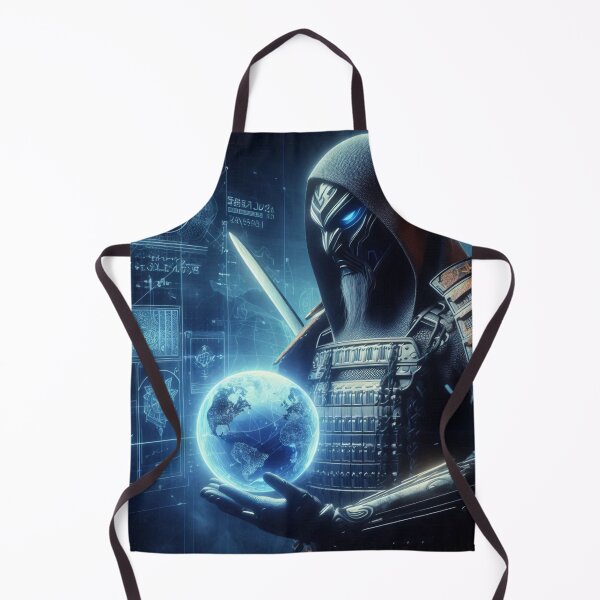 Item preview, Cyber Ninja: Guardian of the Digital World designed and sold by ZenOfAIarts.
