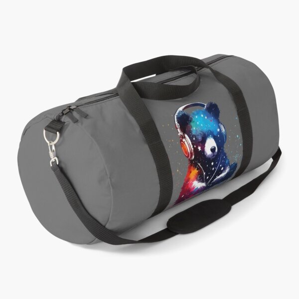 Item preview, Cosmic Bear Headphones Music Watercolor Space  designed and sold by TomFrontierArt.