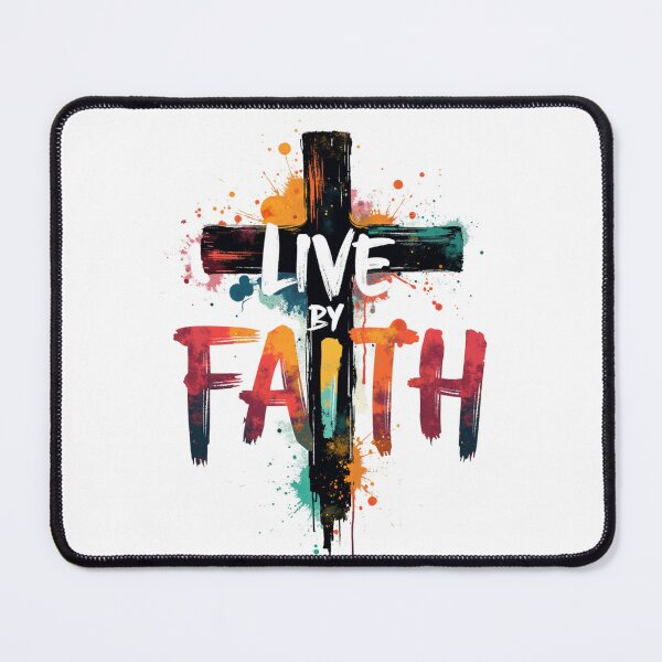 Item preview, Live by Faith, Cross designed and sold by Faithloveshop.