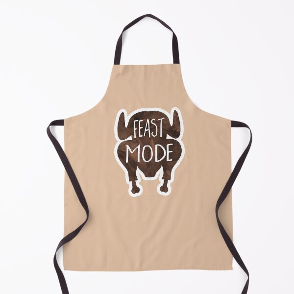 Item preview, Feast Mode: Funny Thanksgiving Pun Sticker designed and sold by hitechmom.
