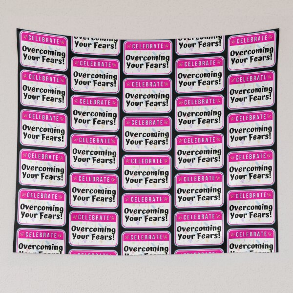 Item preview, CELEBRATE:  Overcoming Your Fears! - funny celebration education signs designed and sold by DesignsFromTW-S.