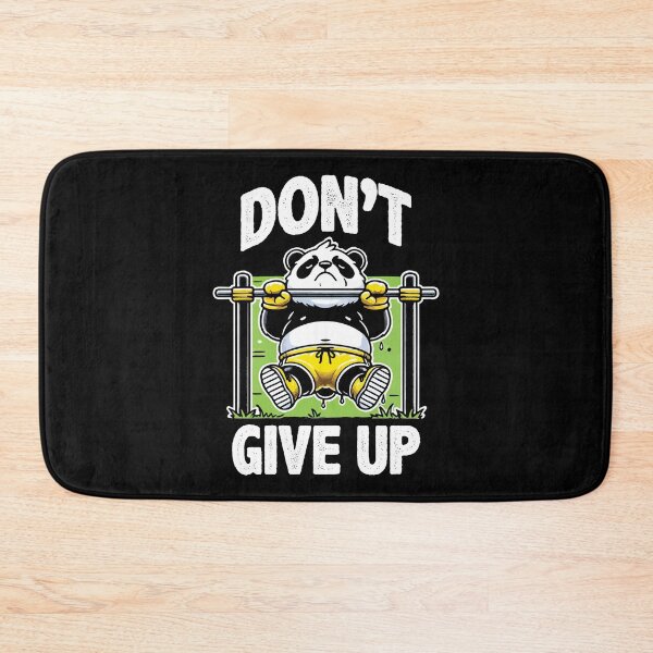 Item preview, Don't Give Up Panda Pull-Up - Cute Motivational Gym Workout designed and sold by chantastical.
