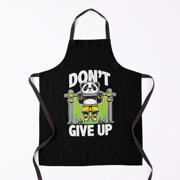 Item preview, Don't Give Up Panda Pull-Up - Cute Motivational Gym Workout designed and sold by chantastical.
