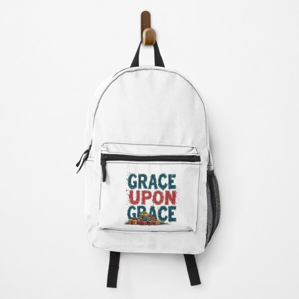 Item preview, Grace Upon Grace, John 1:16 designed and sold by Faithloveshop.