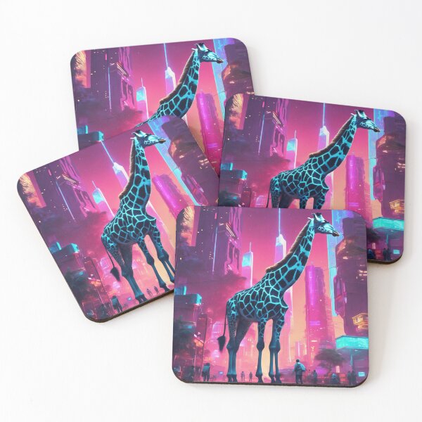 Item preview, Neon Giraffes designed and sold by TrendyGalaxy.