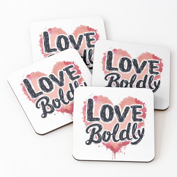Item preview, Love Boldly, Heart designed and sold by Faithloveshop.