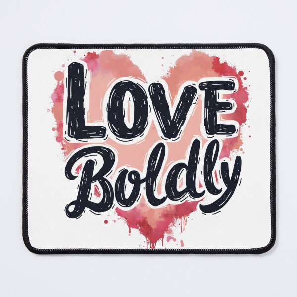 Item preview, Love Boldly, Heart designed and sold by Faithloveshop.