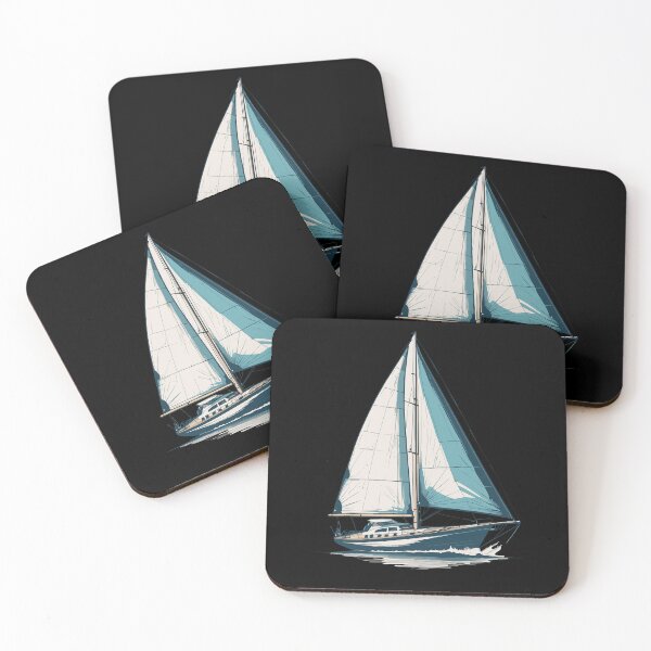 Item preview, Elegant Sailing Yacht For Sailing Lovers designed and sold by LuminOrb.