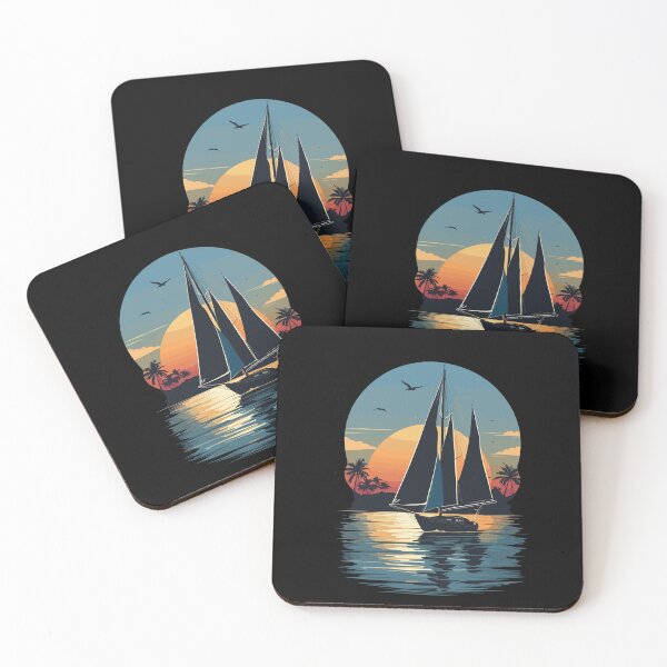Item preview, Sailing Sunset Paradise designed and sold by LuminOrb.
