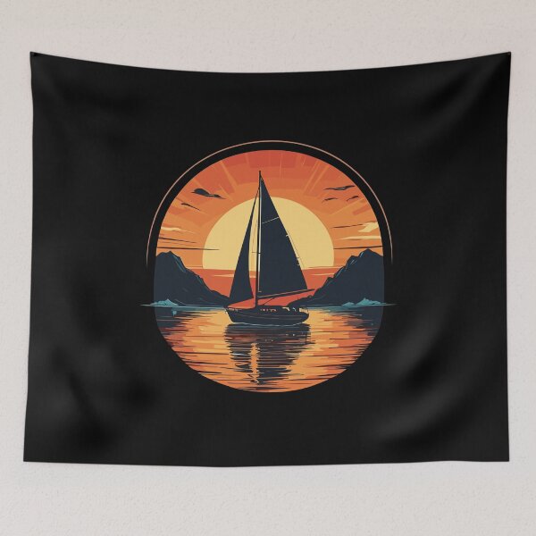 Item preview, Sailboat Sunset Adventure designed and sold by LuminOrb.