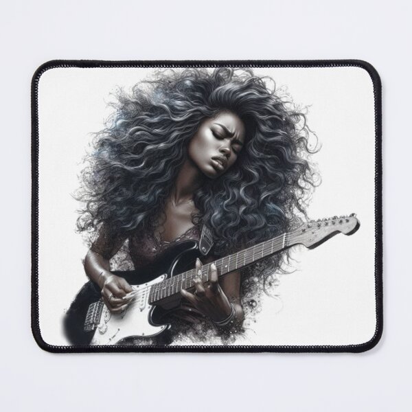 Item preview, Copie de  “Electric Harmonies: The Guitarist and his Bewitching Riffs” designed and sold by CHRIST5000.