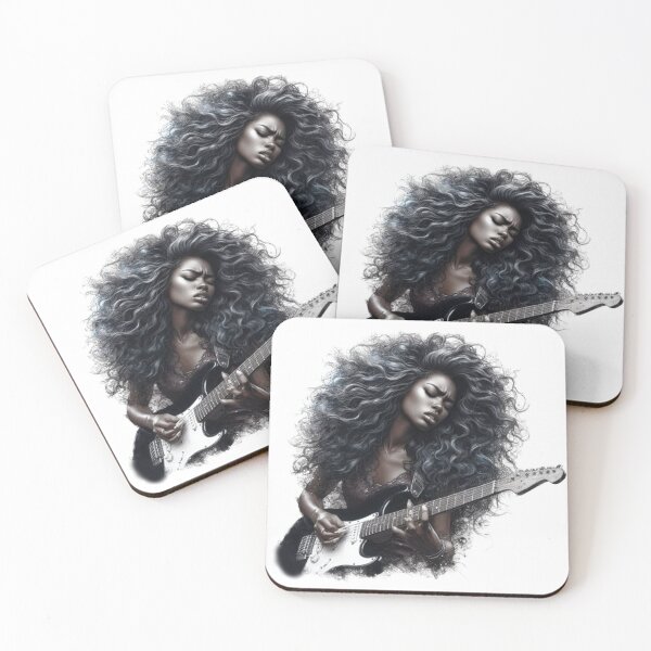 Item preview, Copie de  “Electric Harmonies: The Guitarist and his Bewitching Riffs” designed and sold by CHRIST5000.