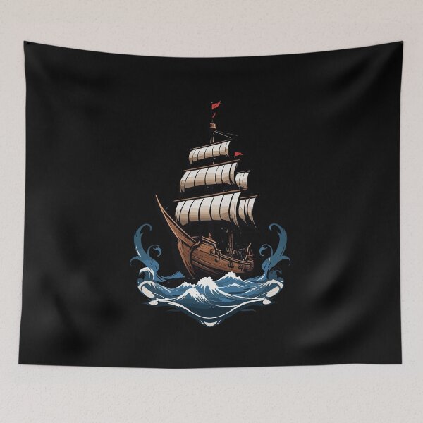 Item preview, Majestic Sailing Ship On The High Seas designed and sold by LuminOrb.
