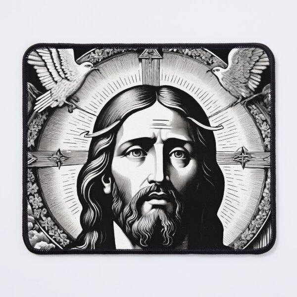 Item preview, Jesus Christ | Black And White Art | Faith And Art designed and sold by FaithAndArt.