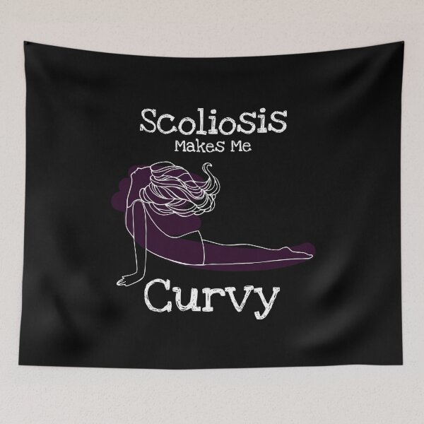Item preview, Scoliosis Makes Me Curvy: Let's Do Yoga (Alternate Version) designed and sold by friendlyspoon.