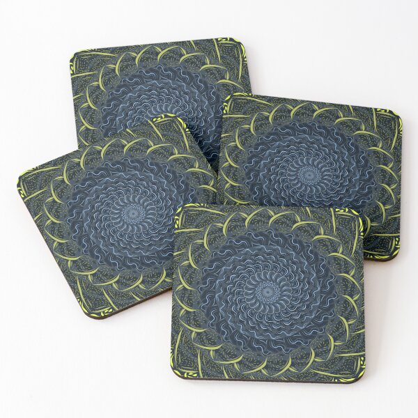 Item preview, Rippling Bloom Tile designed and sold by DruidOcelotArt.