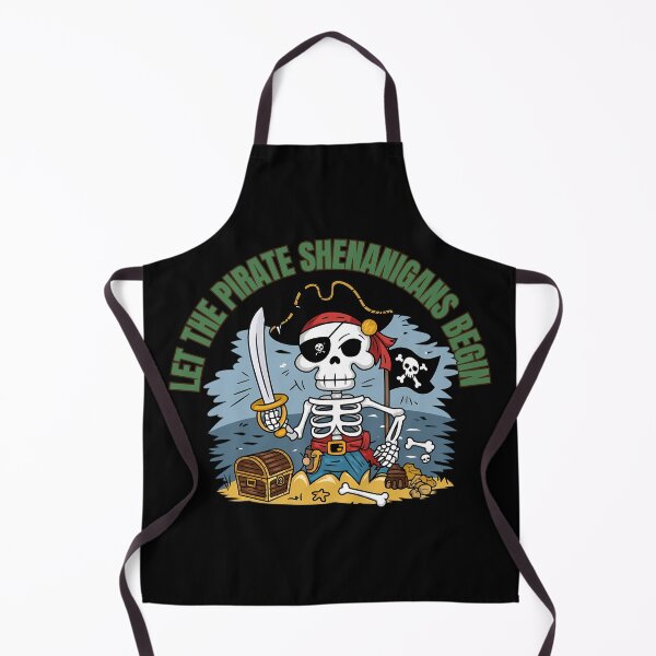 Item preview, Halloween Skull Let The Pirate Shenanigans Begin designed and sold by nanka-art.