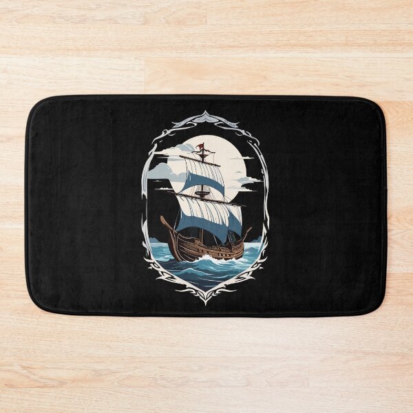 Item preview, Adventurous Sailing Ship Motif designed and sold by LuminOrb.