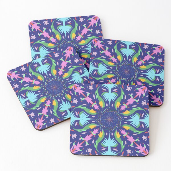 Item preview, Blooming Spring tile designed and sold by DruidOcelotArt.
