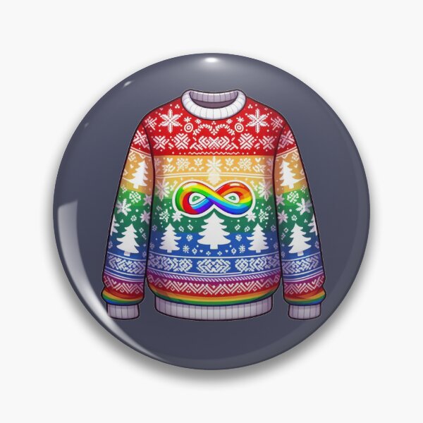 Artikelvorschau, Hässlicher Weihnachtspullover - Rainbow Infinity entworfen und verkauft von Vkinsify.