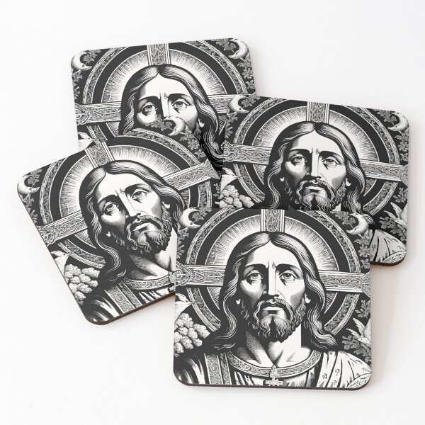Item preview, Jesus Christ | Black And White Art | Faith And Art designed and sold by FaithAndArt.