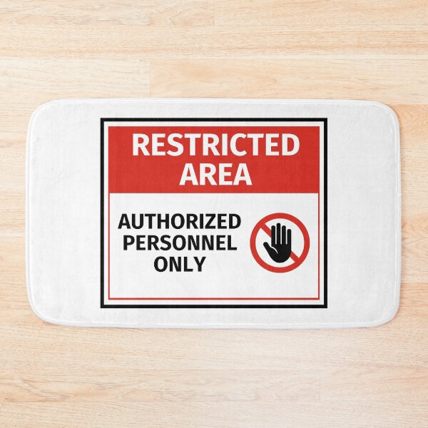 Item preview, Authorized Personnel Only - Restricted Area Sign designed and sold by lachataigne.