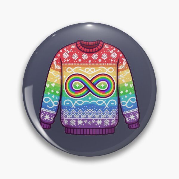 Artikelvorschau, Hässlicher Weihnachtspullover - Rainbow Infinity entworfen und verkauft von Vkinsify.