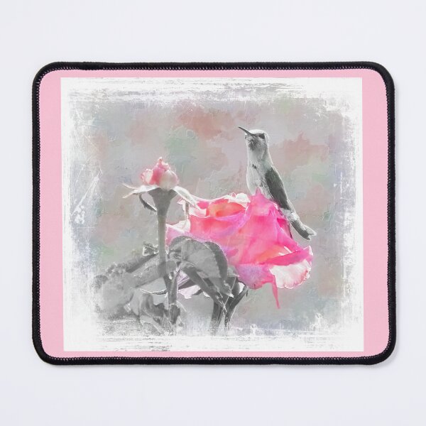 Item preview, Hummingbird Resting on a Rose designed and sold by CarolM.