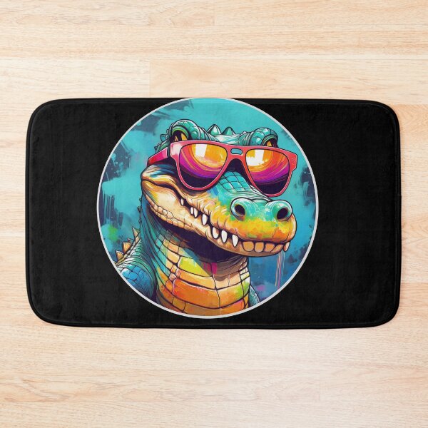 Item preview, Grafitti In a While Crocodile in Sunglasses designed and sold by Boxing Kangaroo Retail Company.