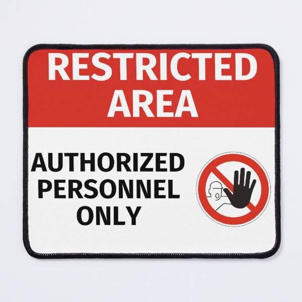 Item preview, Authorized Personnel Only - Restricted Area Sign designed and sold by lachataigne.