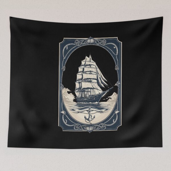 Item preview, Maritime Sailing Ship Adventure Romance designed and sold by LuminOrb.