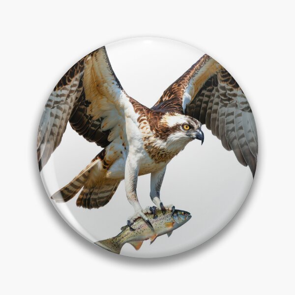 Item preview, Sky Hunter: Osprey Clutching Fish in Mid-Flight designed and sold by jeasolar.