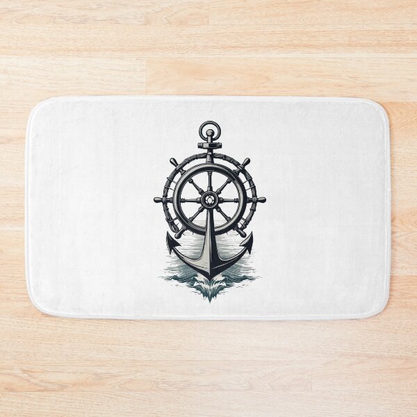 Item preview, Captain Steering Wheel Anchor Sailboat Adventure designed and sold by LuminOrb.