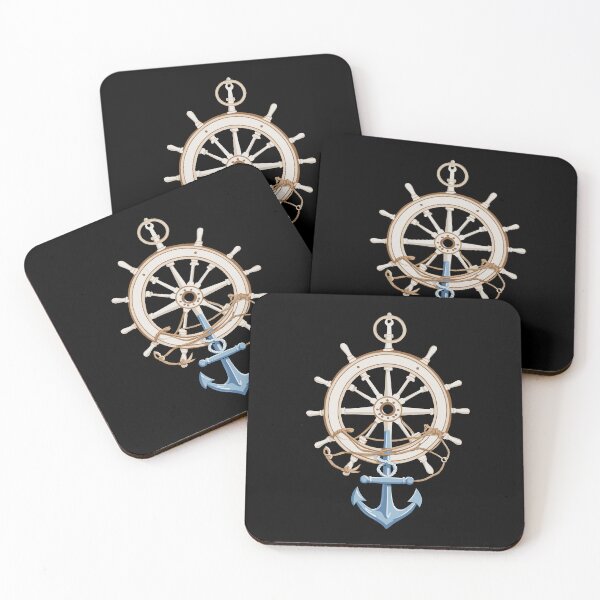 Item preview, Captain Steering Wheel Anchor Sailboat Adventure designed and sold by LuminOrb.