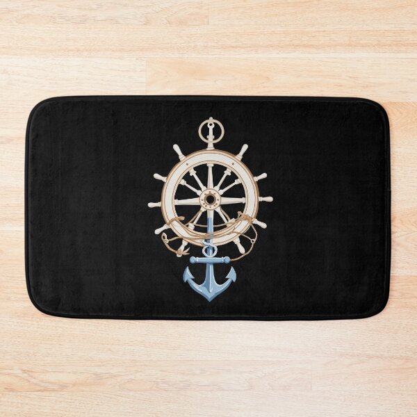 Item preview, Captain Steering Wheel Anchor Sailboat Adventure designed and sold by LuminOrb.