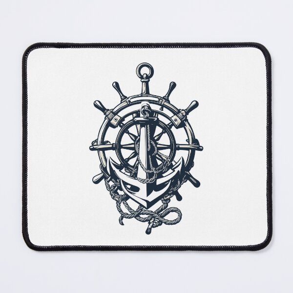 Item preview, Captain Steering Wheel Anchor Adventure Blessing designed and sold by LuminOrb.