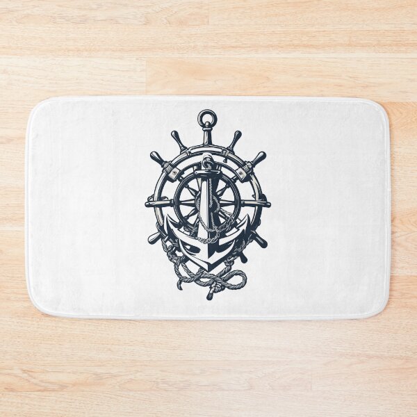 Item preview, Captain Steering Wheel Anchor Adventure Blessing designed and sold by LuminOrb.