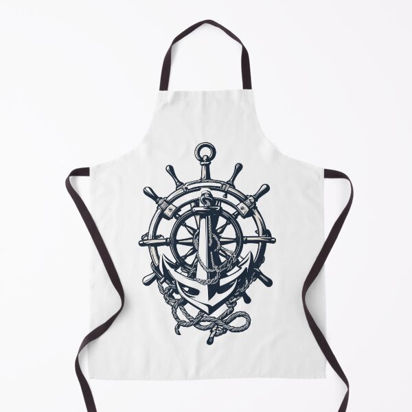 Item preview, Captain Steering Wheel Anchor Adventure Blessing designed and sold by LuminOrb.