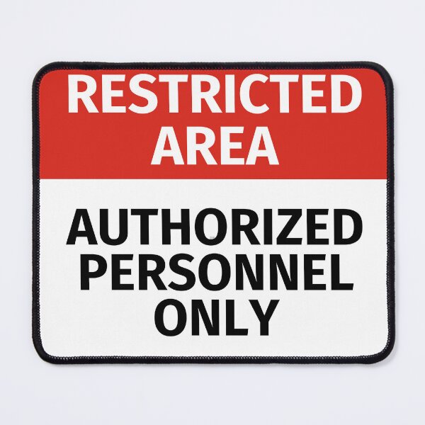 Item preview, Authorized Personnel Only - Restricted Area Sign designed and sold by lachataigne.