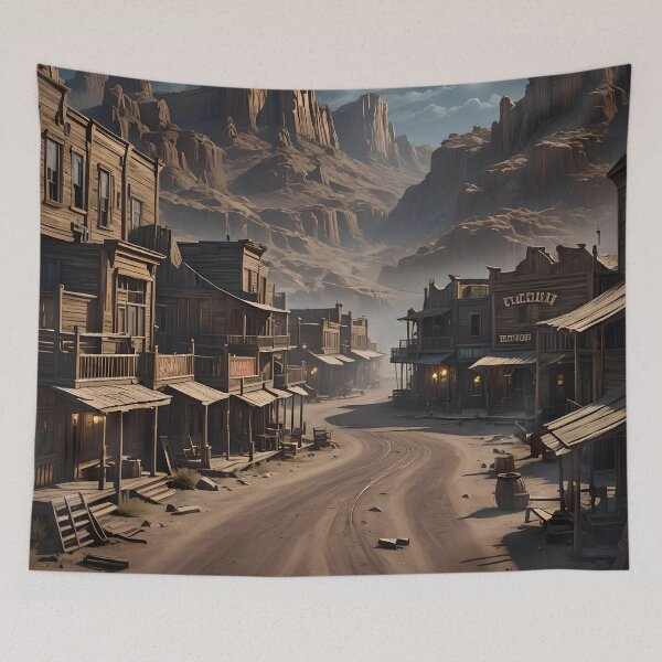 Item preview, Abandoned Wild West Town designed and sold by Rosa-Canina64.