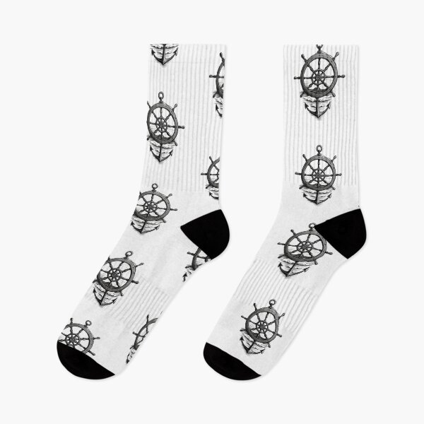 Item preview, Maritime Sailor Design With Anchor And Steering designed and sold by LuminOrb.