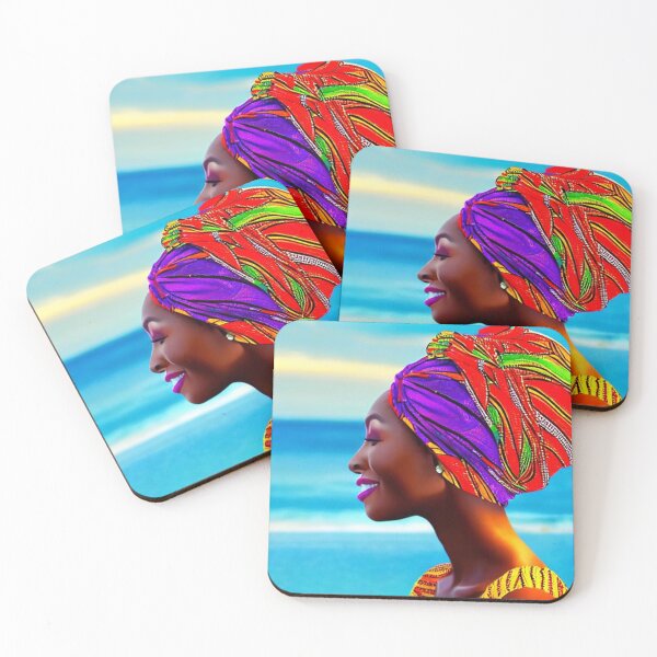 Item preview, Beautiful black woman in turban designed and sold by Natalia-Vlad.